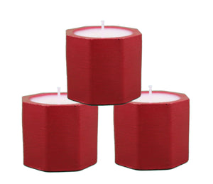 10 pcs Scented Candles Christmas Spice Red 12 Hrs Burn Soy Wax