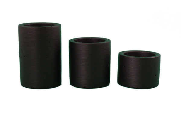 Set of 3 Black Tea Light Holders Tray Free UK Delivery Handmade Luxdecor6