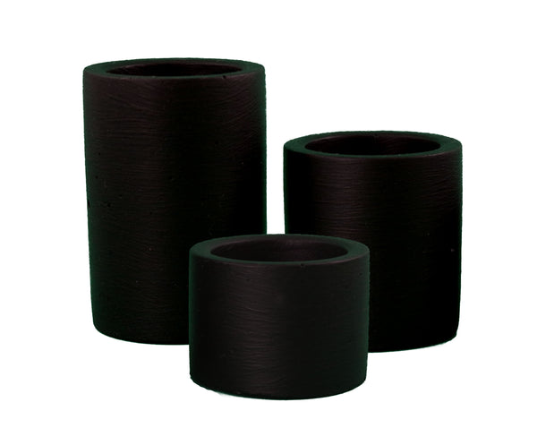 Set of 3 Black Tea Light Holders Tray Free UK Delivery Handmade Luxdecor6