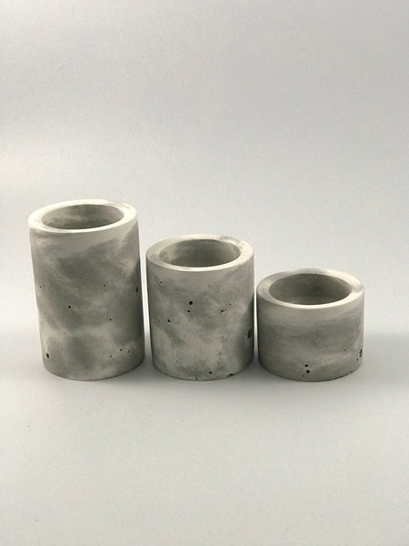 4 Pcs Gift Set Marble Tea Light Holders 3pc Holder and 1pc Oval Tray