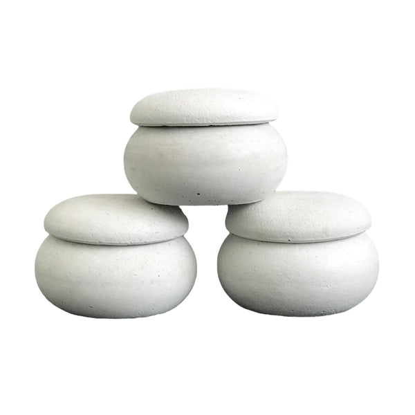 Wholesale Handmade Empty Jars Vessels for Tea Light Candles White | Luxdecor6