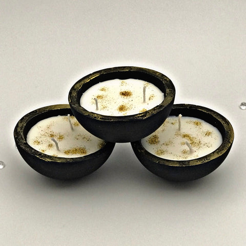 Scented Candles Gold Matt Black Handmade Luxdecor6