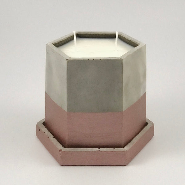 50hrs Large Rose Gold Highly Scented Soy Wax Candles