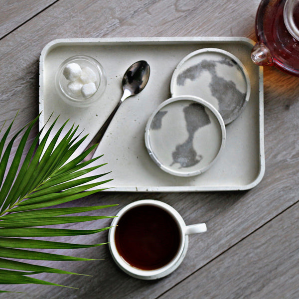 4pcs Coasters Gift Set Marble Handmade Nordic Luxdecor6