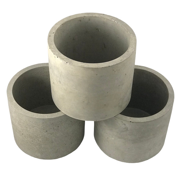 Concrete Succulent Plant Pots Planters Flowerpot Grey Handmade Luxdecor6
