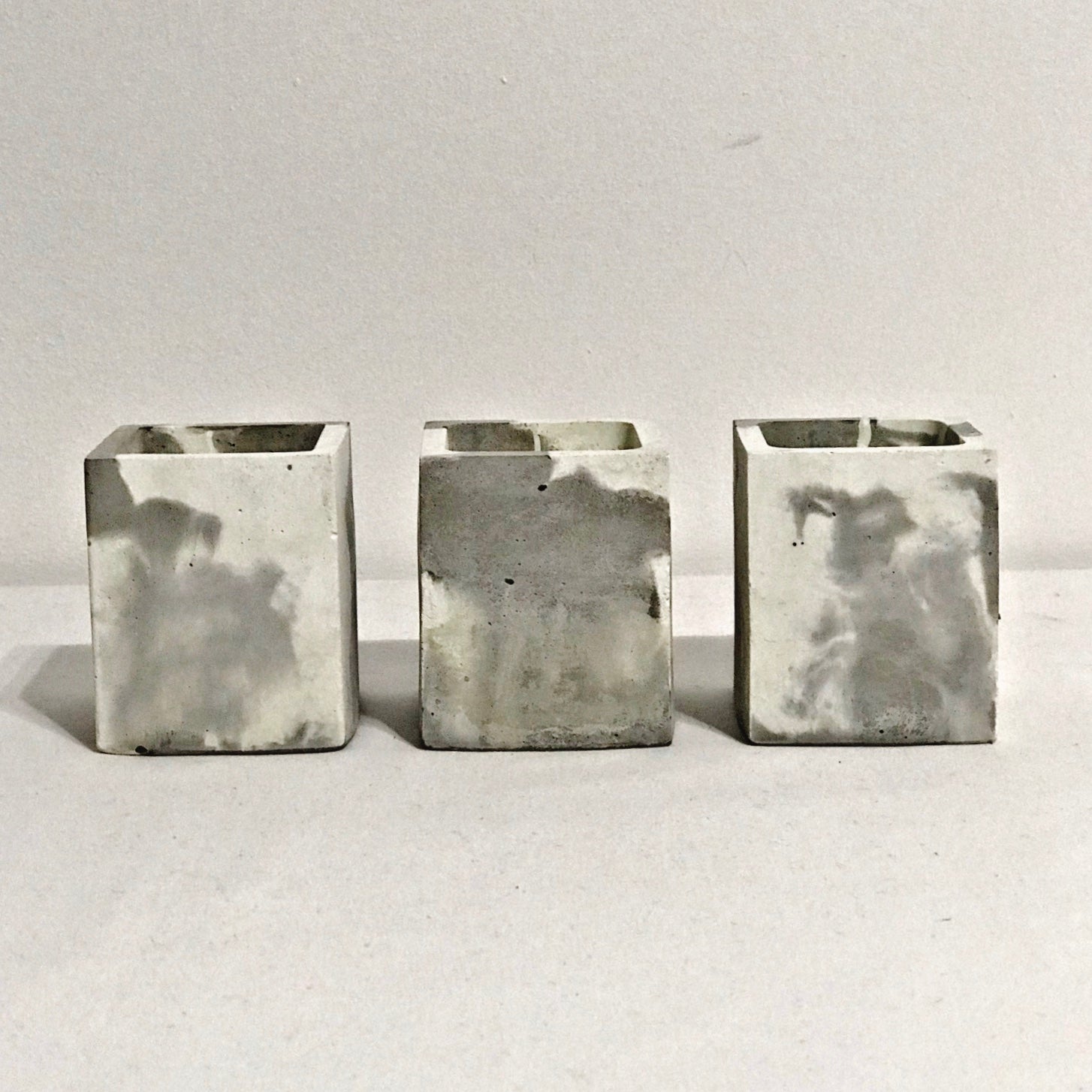 Scented Candles Marble Grey White Handmade Luxdecor6