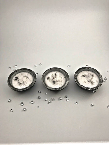 Scented Candles Silver Grey Handmade Luxdecor6