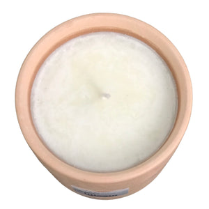 40hrs Large Terracotta Citronella Garden Candles with Lids | Luxdecor6