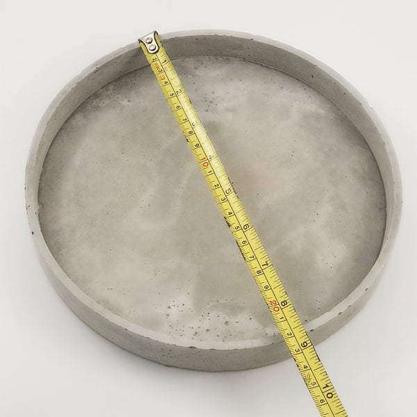 Nordic Round Grey Handmade Vanity Tray UK Free PnP