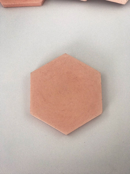 4pcs set Nordic Hexagon Geometric Grey Concrete Coasters UK Free PnP