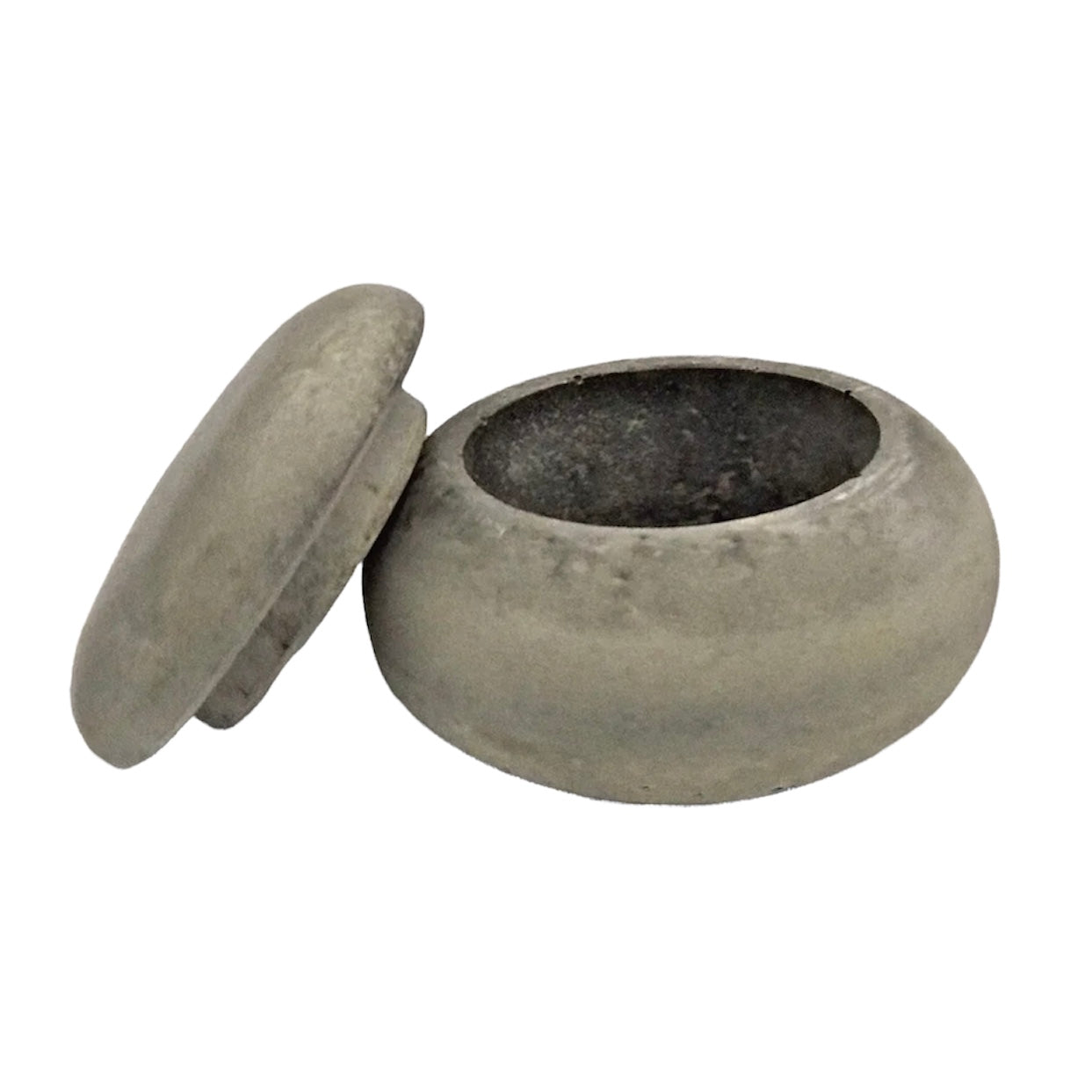 Wholesale Handmade Empty Jars Vessels for Tea Light Candles Grey | Luxdecor6