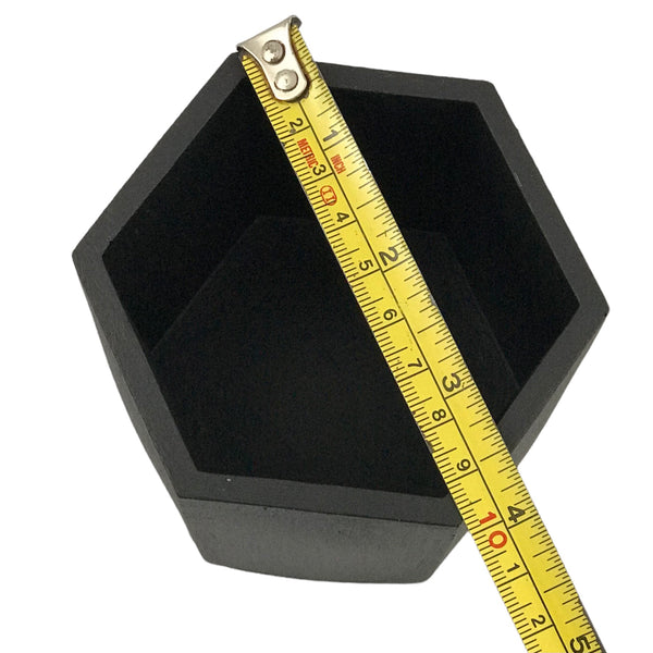 30cl Handmade Empty Candle Jars Black 10.5oz