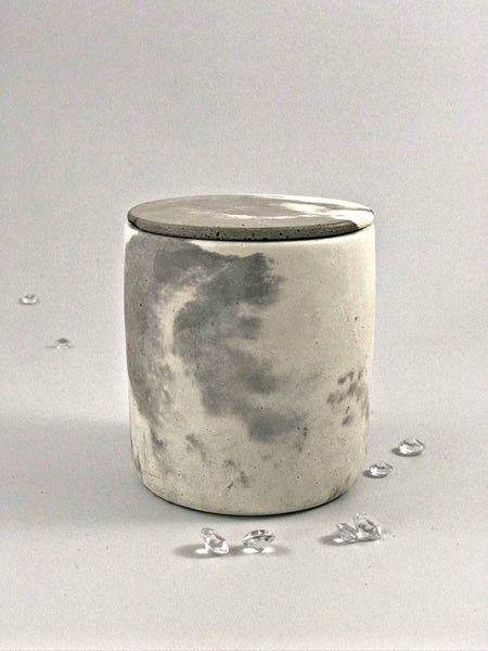 40 hrs Large White Marble Summer highly Scented Soy Wax Candles