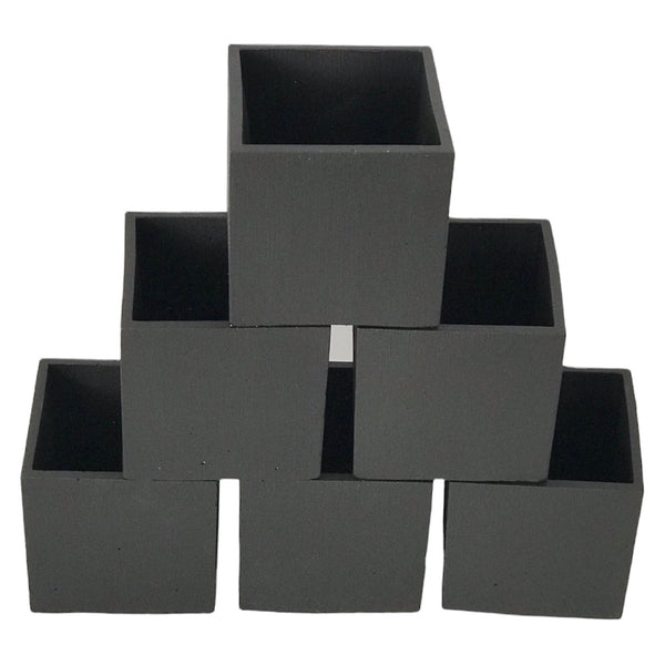 35cl Wholesale Handmade Empty Candle Jars Black Vessels 12oz | Luxdecor6