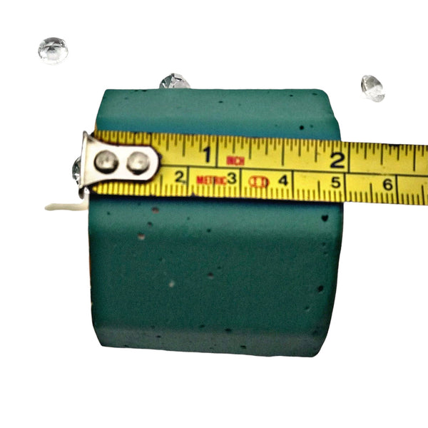 10 pcs Highly Scented Soy Wax Candles Emerald Green and Gold