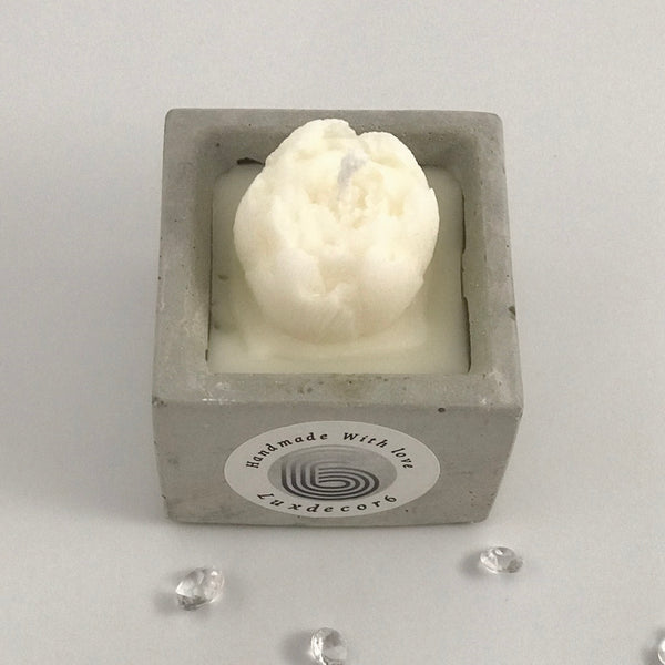 Scented Candles White Peony Handmade Luxdecor6