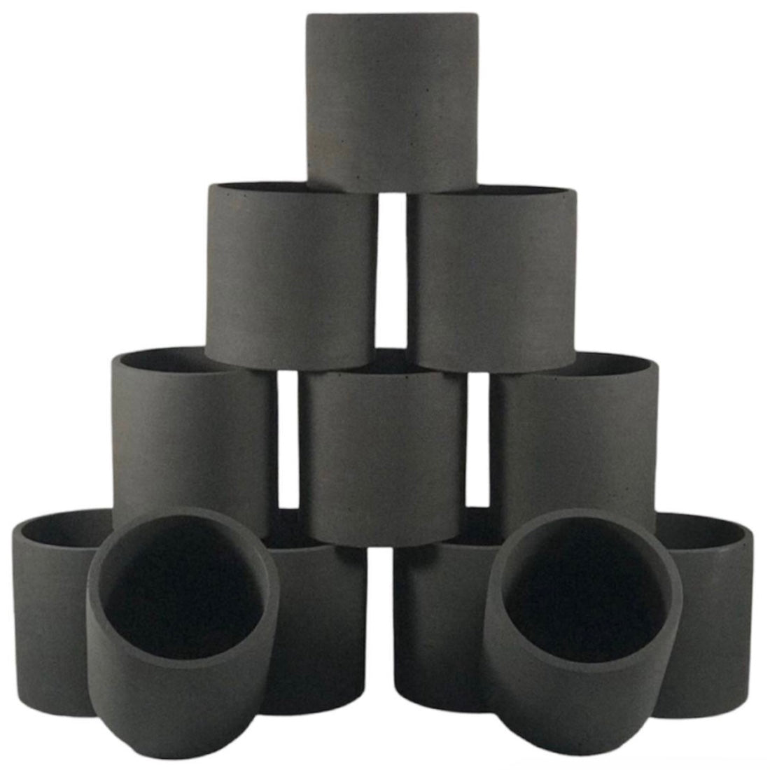 30cl Handmade Black Empty Candle Vessels for 300ml Candles Making | Luxdecor6