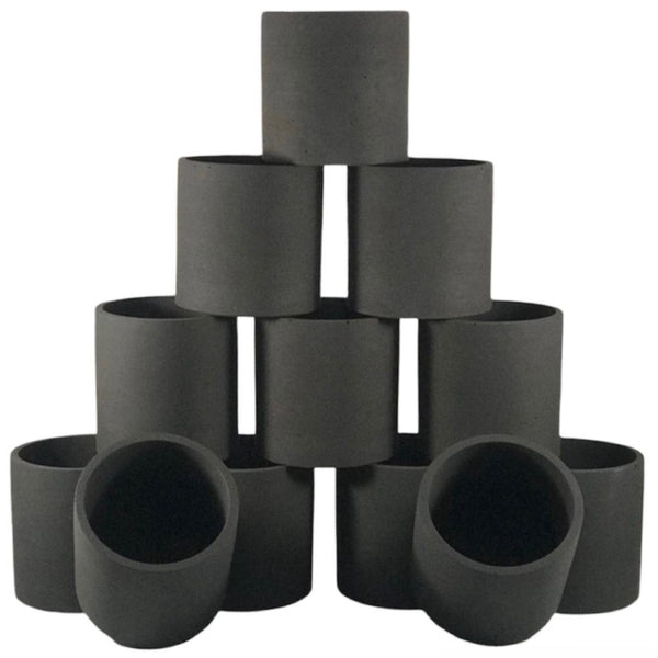 30cl Handmade Black Empty Candle Vessels for 300ml Candles Making | Luxdecor6