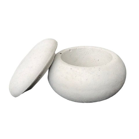 Wholesale Handmade Empty Jars Vessels for Tea Light Candles White | Luxdecor6