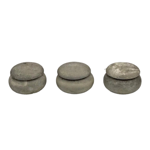Wholesale Handmade Empty Jars Vessels for Tea Light Candles Grey | Luxdecor6