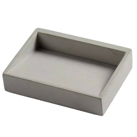 Nordic Self Draining Soap Dish Holders Grey Handmade