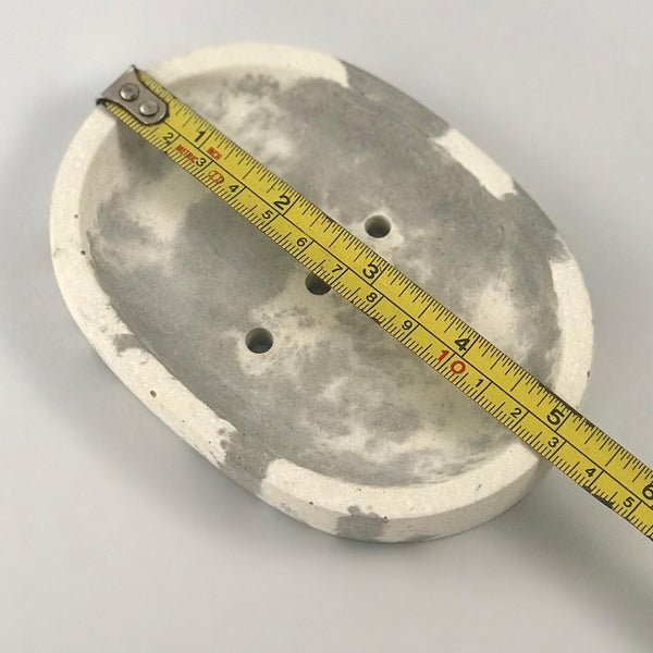 Nordic Oval Self Draining Soap Dish Holders Marble Handmade