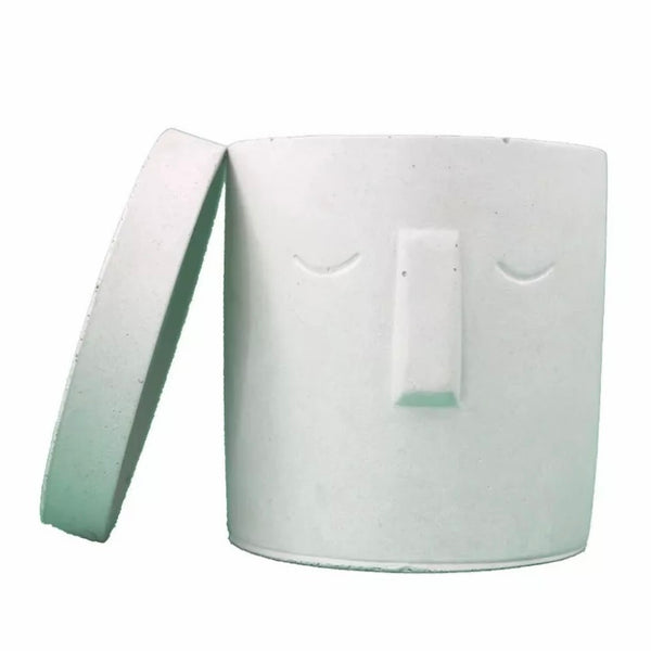 30cl Wholesale Handmade Empty Candle Jars Vessels Nordic White 10z | Luxdecor6