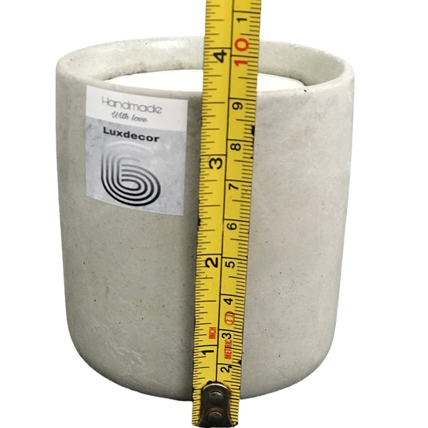 40hrs Large Handmade Citronella Garden Candles with Lids | Luxdecor6