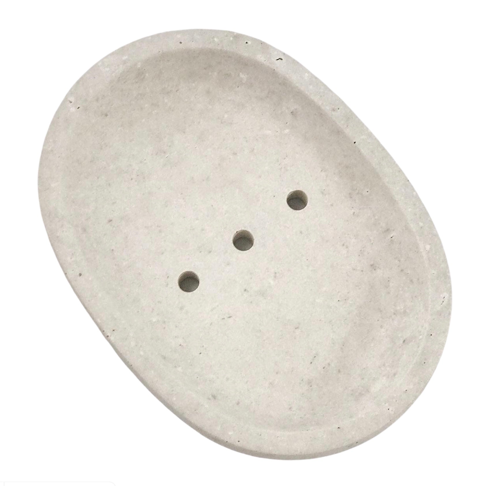 Nordic Oval Self Draining Soap Dish Holders White Handmade