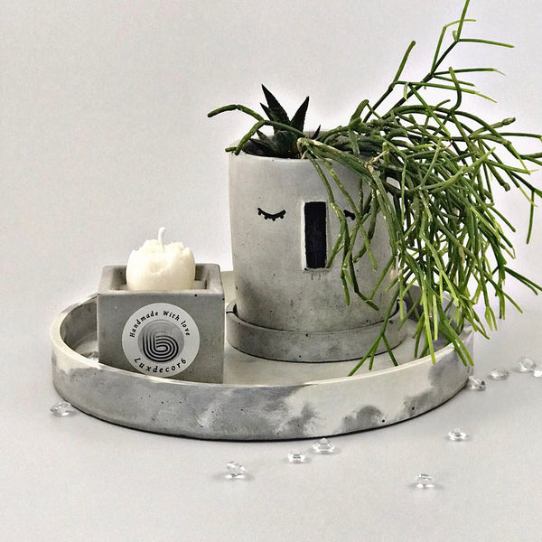 1pc Nordic Marble handmade home decor gift vanity Tray UK | Luxdecor6