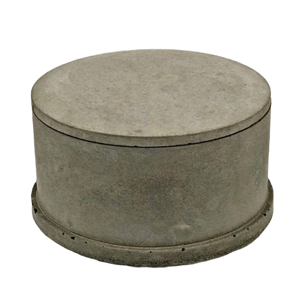 Wholesale Empty Candle Vessels with Lids for making Candles Grey | Luxdecor6