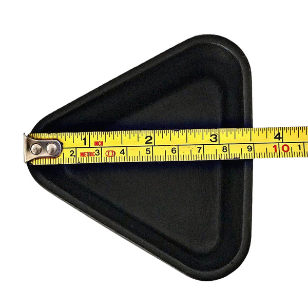 10cl Handmade Empty Candle Jars Triangle Black 3.5oz