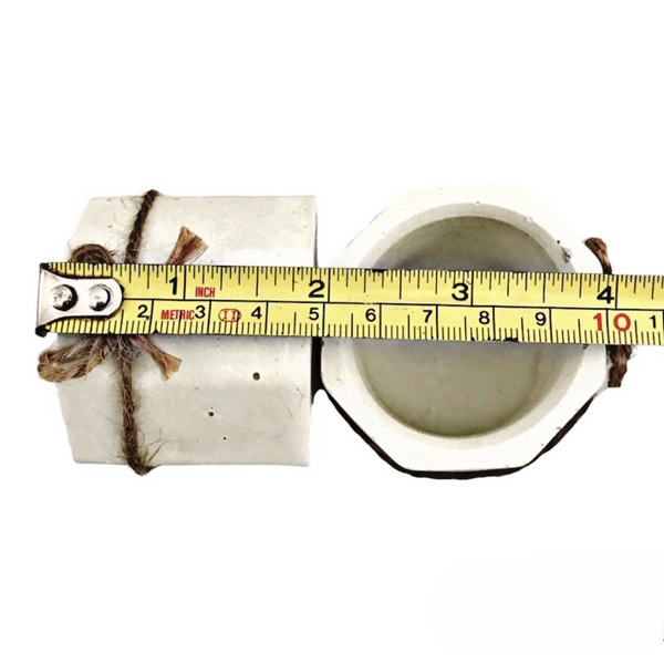 Wholesale Handmade Empty Vessels for Mini Candle Making White Twine