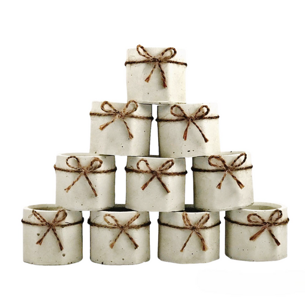 Wholesale Handmade Empty Vessels for Mini Candle Making White | Luxdecor6