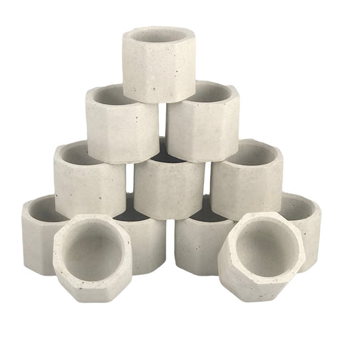 Wholesale Empty Vessels for Wax Candle Making White