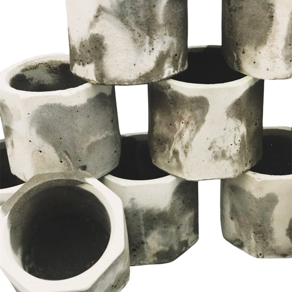 Wholesale Marble Empty Candle Jars for Making Candles Bulk Handmade Luxdecor6