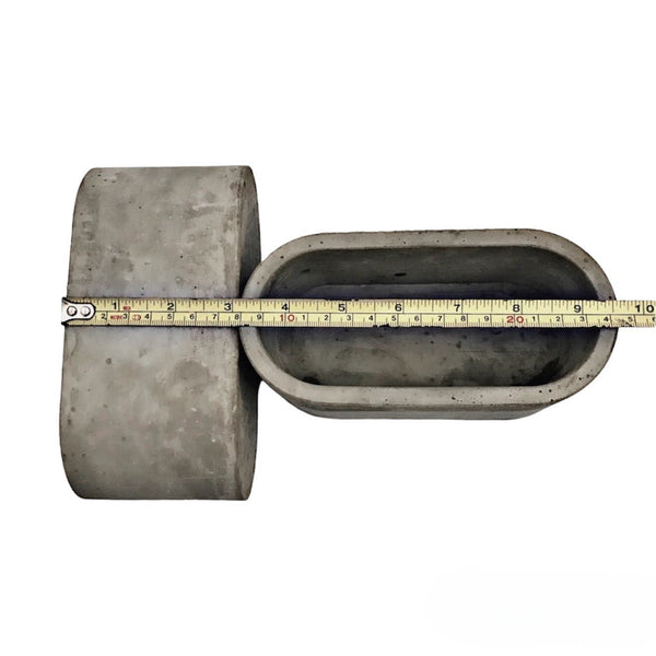 40cl Handmade Empty Candle Jars with Lids Grey 13.5oz