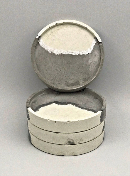 4pcs Coasters Gift Set Marble Handmade Nordic Luxdecor6