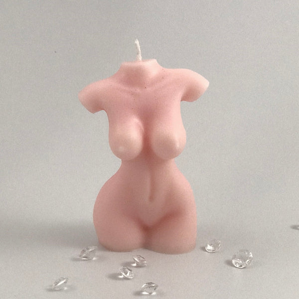 Scented Pillar Candles Pink Handmade Luxdecor6