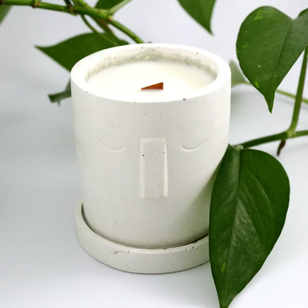 30cl Wholesale Handmade Empty Candle Jars Vessels Nordic White 10.5z | Luxdecor6