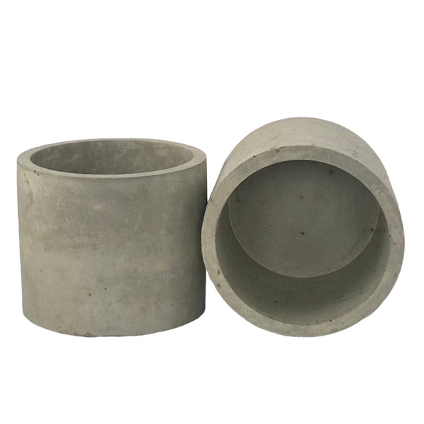 Concrete Succulent Plant Pots Planters Flowerpot Grey Handmade Luxdecor6