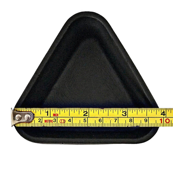 10cl Handmade Empty Candle Jars Triangle Black 3.5oz