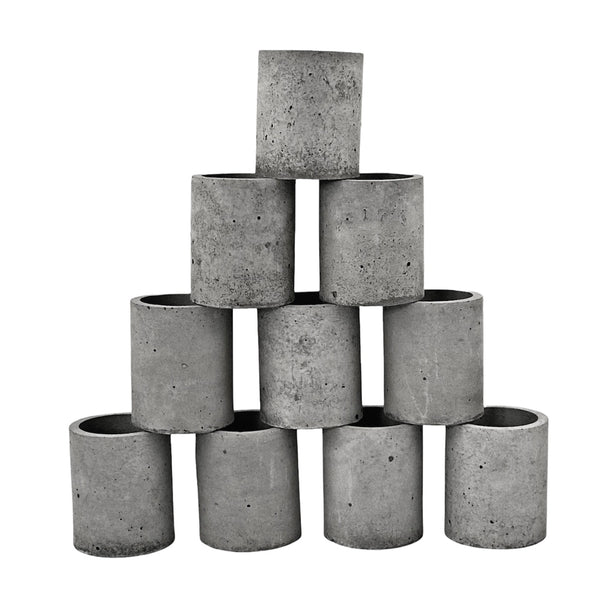 Wholesale Handmade Empty Vessels for Mini Candle Making Grey | Luxdecor6