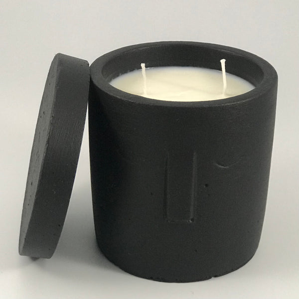 50hrs Large Matt Black Citronella Garden Candles Outdoor Candle Luxdecor6