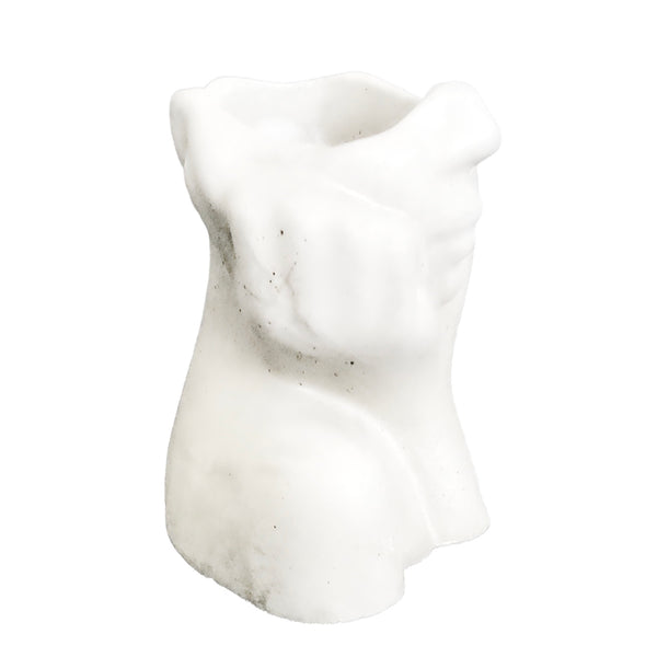 Face Decorative Succulent Plant Pots Planters Flowerpot White Luxdecor6