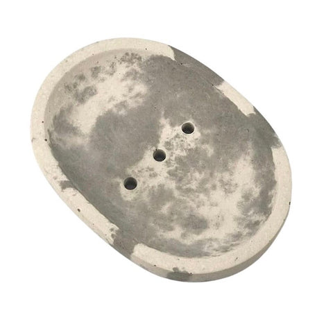 Nordic Oval Self Draining Soap Dish Holders Marble Handmade