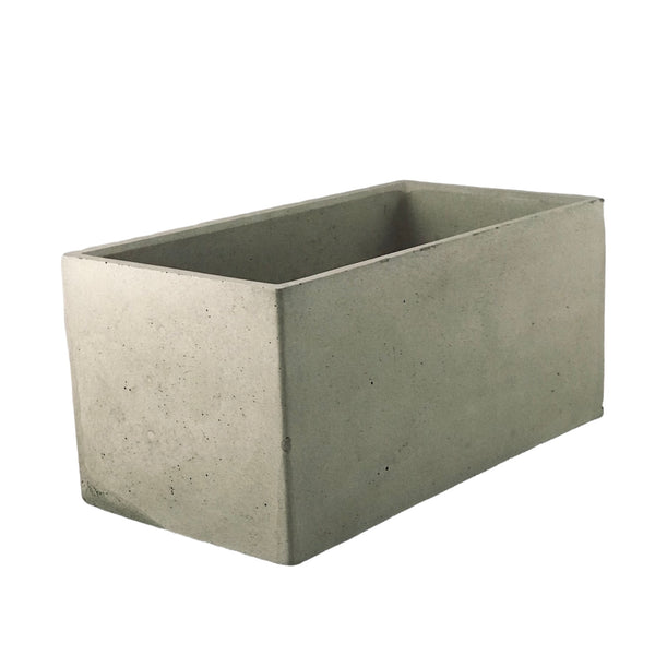 Rectangular Succulent Plant Pots Planters Flowerpot Grey Handmade Luxdecor6