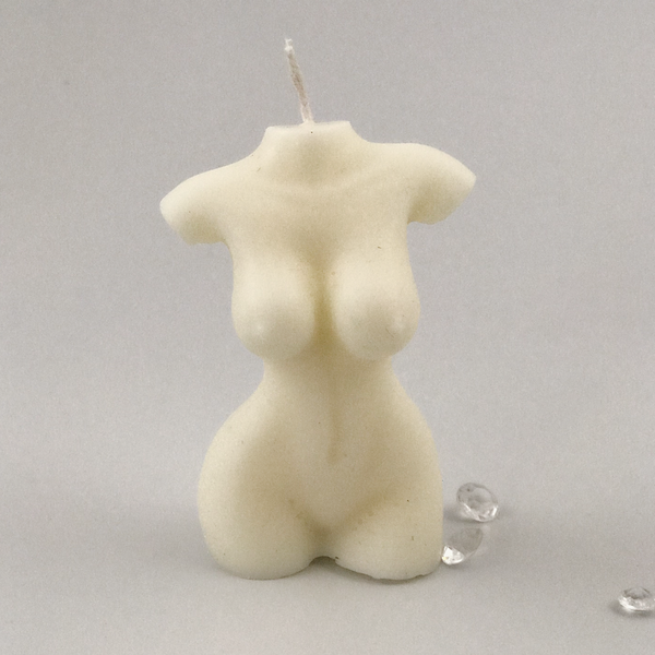 Scented Pillar Candles White Handmade Luxdecor6