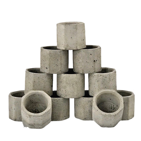 Wholesale Handmade Empty Jars Vessels for Candle Making Grey | Luxdecor6