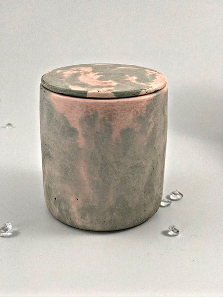 40hrs Large Pastel Marble Highly Velvet Rose Scented Soy Wax Candles